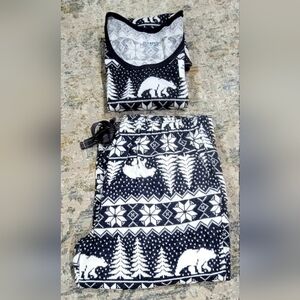 OLD NAVY Plaid Pajama Set, Size: Small